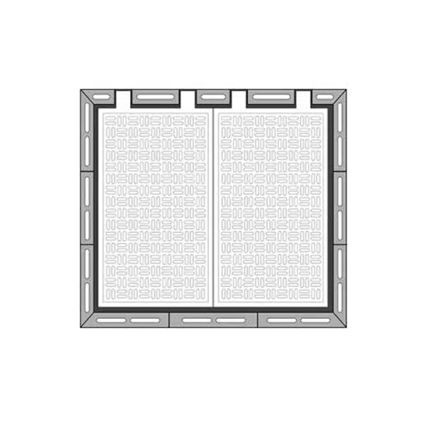 Rectangular manhole cover-1