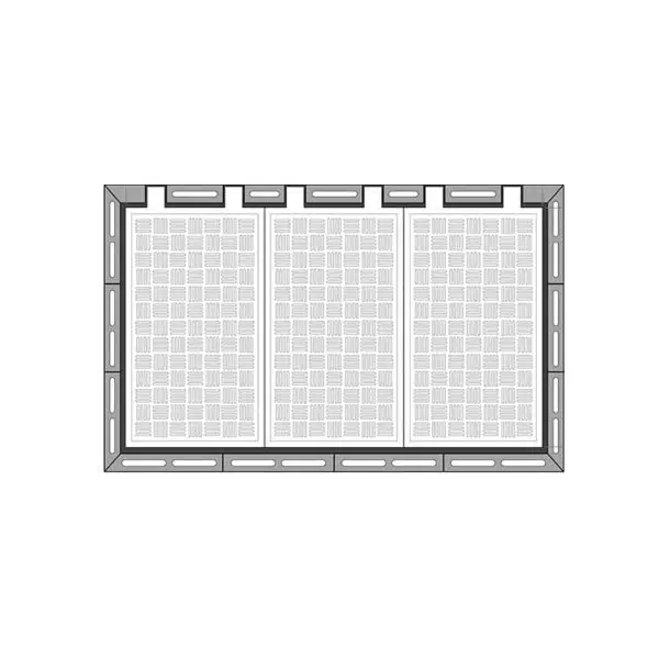 Rectangular manhole cover-2